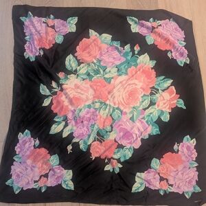 Vintage Albert Nipon silk scarf